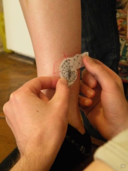 Татуировка одуванчика (11 фото)