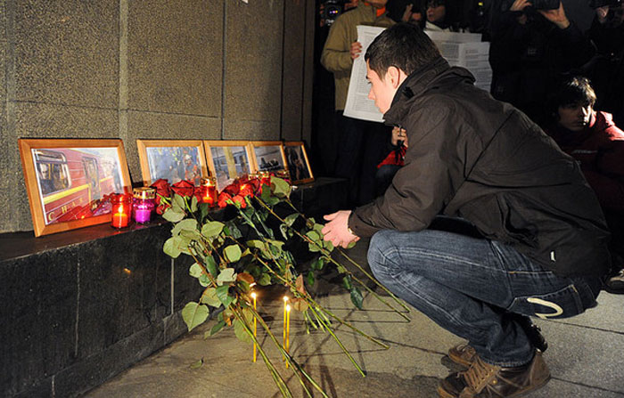 30 марта объявлено в Москве днем траура, после взрывов в метро