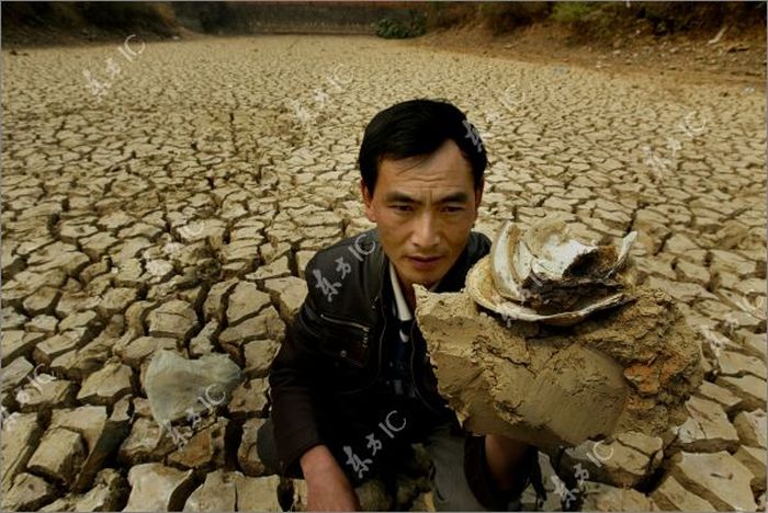 Сильнейшая засуха на юго-западе Китая