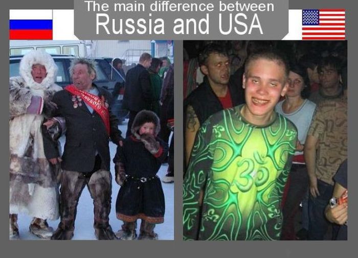 Основные различия между Россией и США (28 фото)