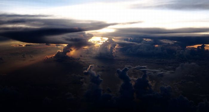 Вид из окна самолета (5 фото)