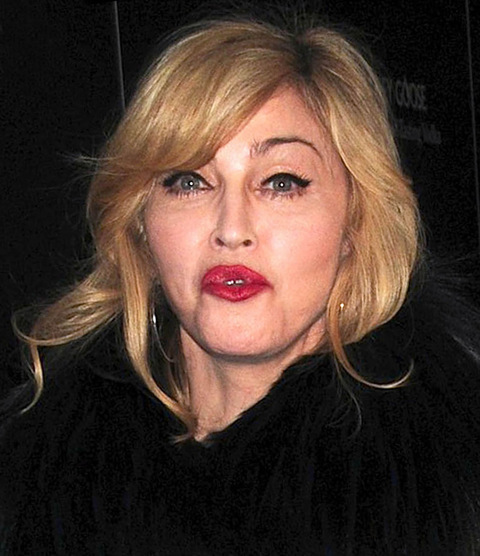 Странное лицо Мадонны (10 фото)