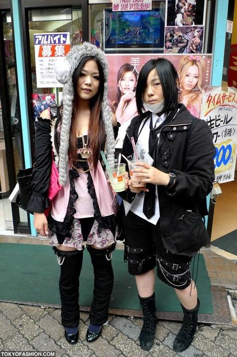 Мода на улицах в Японии (77 фото)
