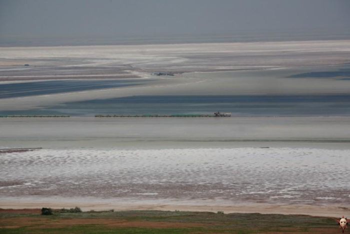 Самое соленое озеро России (20 фото)