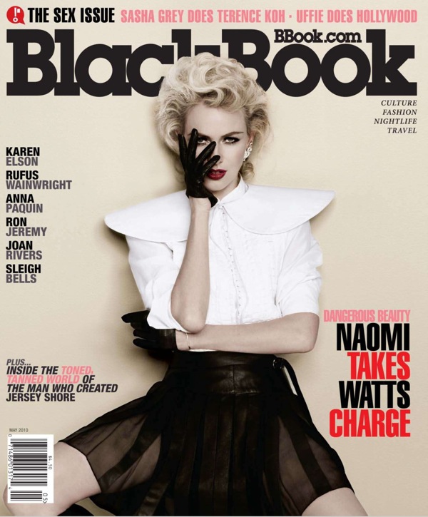 Наоми Уоттс в журнале BlackBook