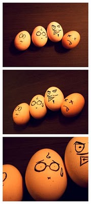 Забавные штуки из яиц (25 фото)