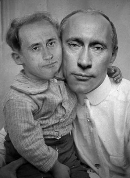 Фотографии сына путина