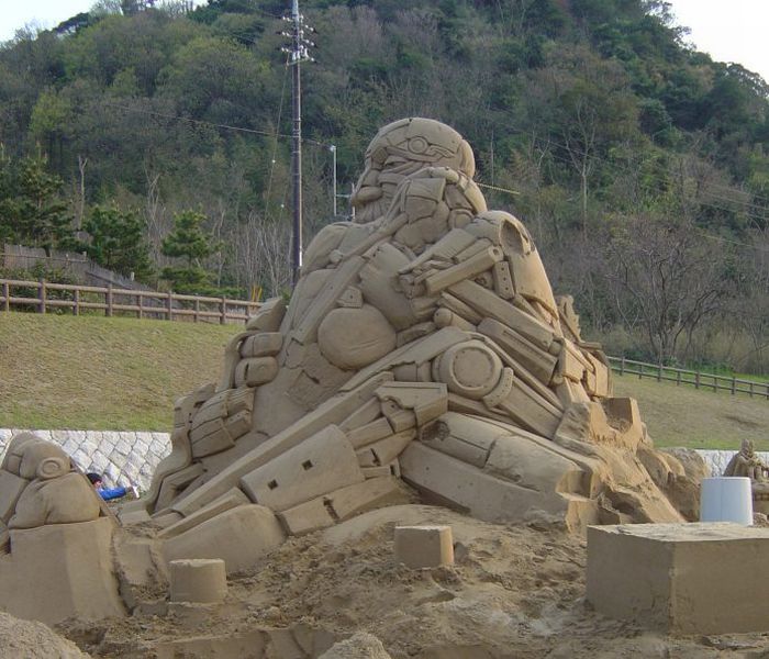 Скульптуры из песка (57 фото)