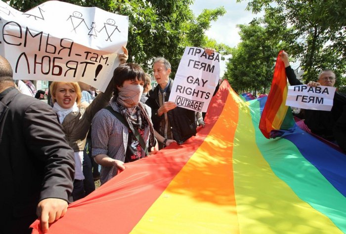 В Москве прошел "Гей-парад"