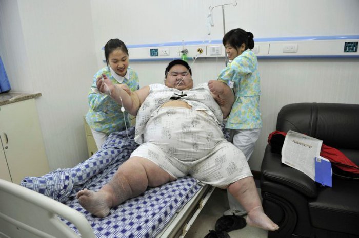 Лян Юн - самый толстый китаец в мире (10 фото)
