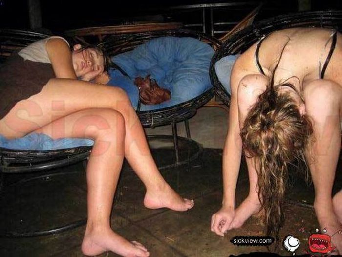 Подборка пьяных девушек (115 фото)