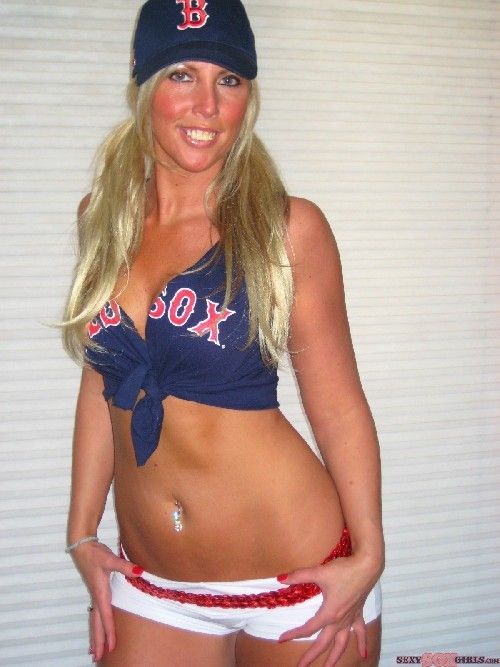 Болельщицы команды Boston Red Sox (41 фото)