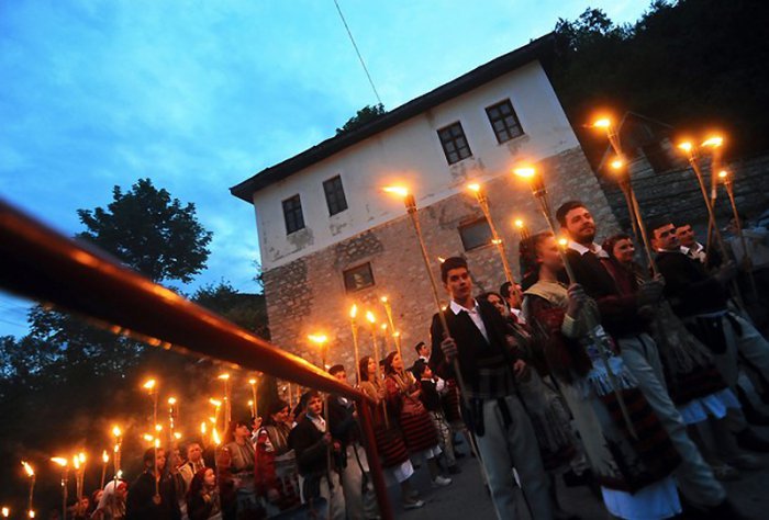 Свадьба в Галичнике в Македонии