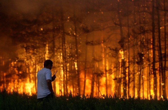 Лесные пожары в России