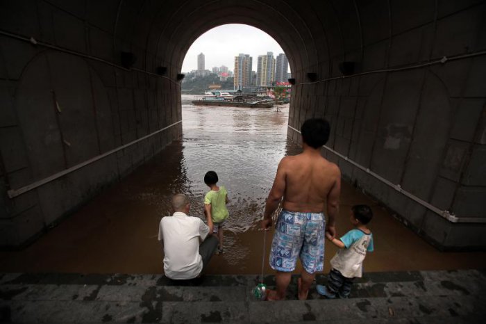 В Китае наводнение