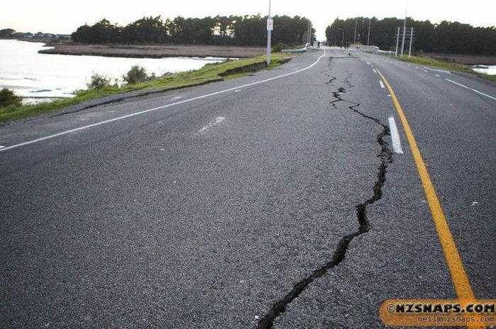Последствия землетрясения в Новой Зеландии (47 фото)
