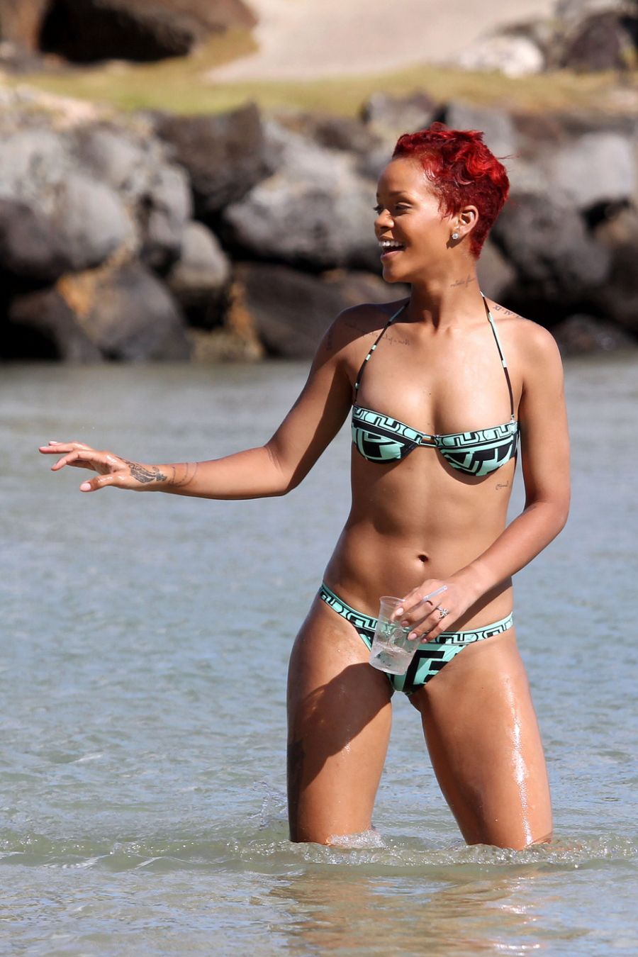 Rihanna Joins Battle Of The Butt Wars In Sizzling Bikini Photo Shoot