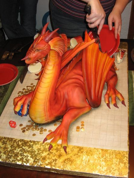 Торт - дракон (32 фото)