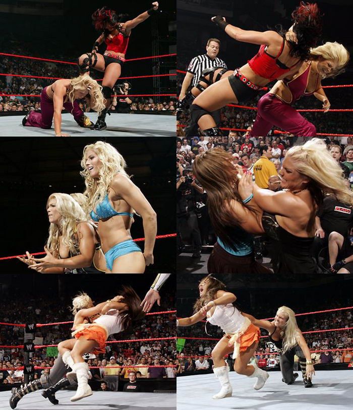 Женские бои из серии WWE