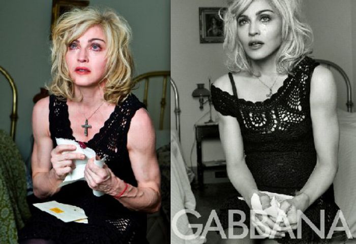 Мадонна и фотошоп (12 фото)