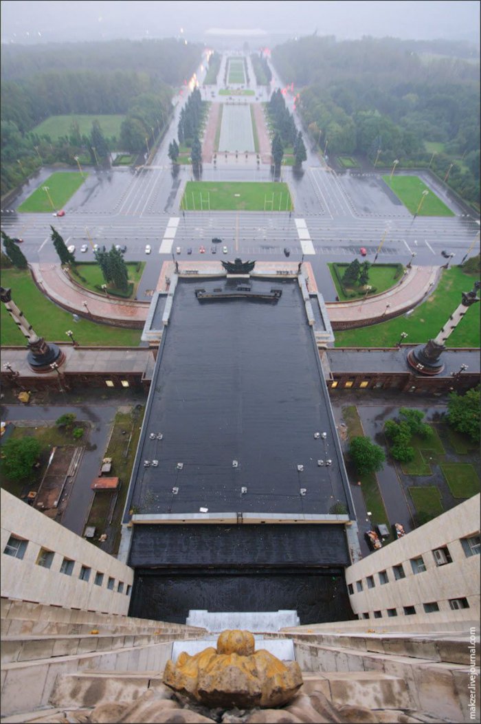 Крыша МГУ (14 фото)