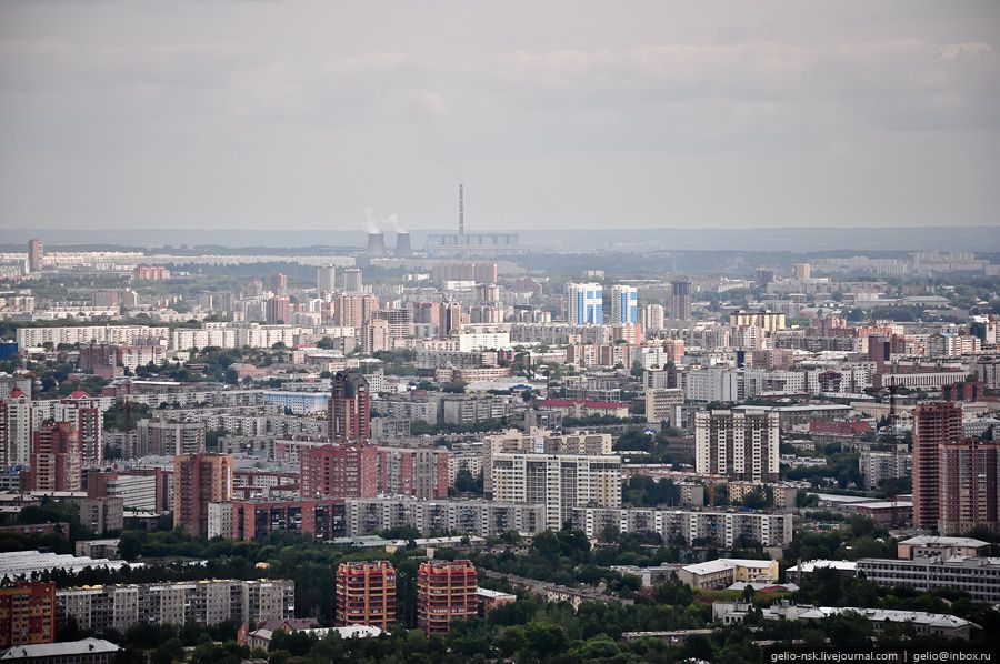 Фото с птичьего полета новосибирск