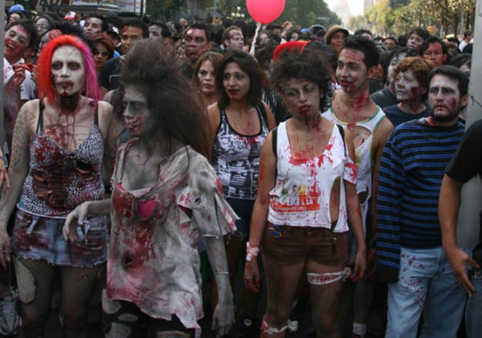 Зомби парады в 26-ти городах мира!