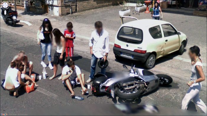 Снимки с Google Street View (120 фото)