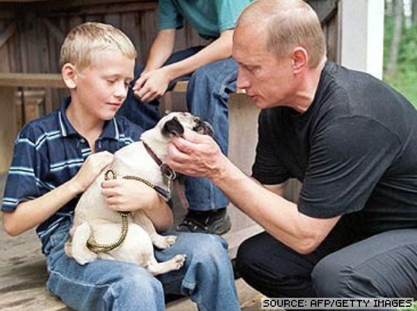 Владимир Путин любит животных (24 фтото)