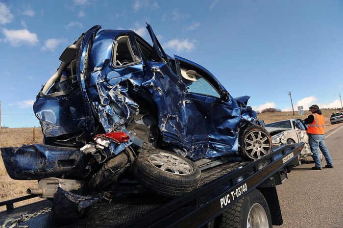 В штате Колорадо на шоссе I-25 столкнулись 34 машины