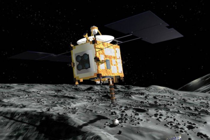 Зонд "Хаябуса" взял пробы с астероида