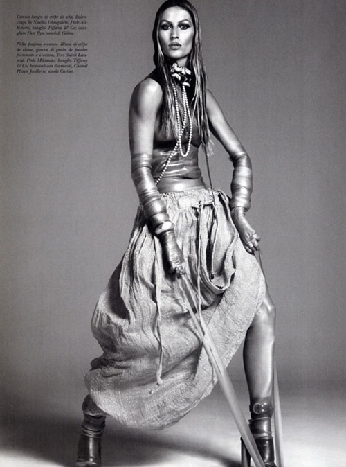 Жизель Бюндхен для Vogue Italia