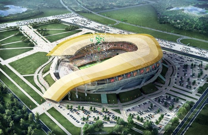 Проекты стадионов для чемпионата Мира по футболу 2018 года (16 фото)