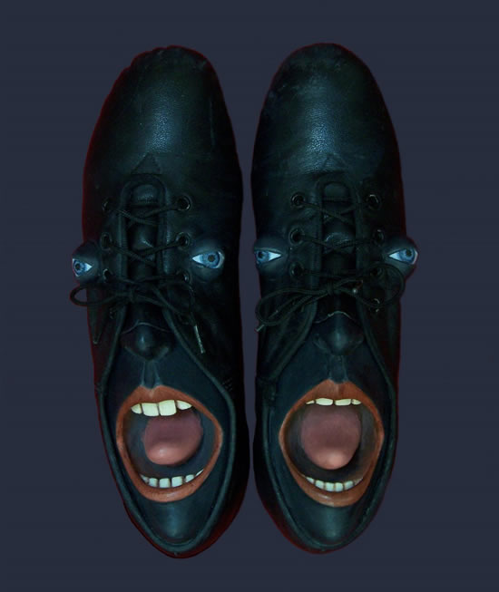 Обувь с лицом