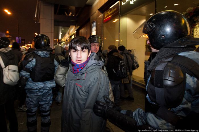 В Москве продолжаются беспорядки