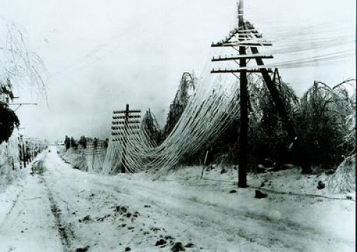 Последствия зимнего шторма (25 фото)