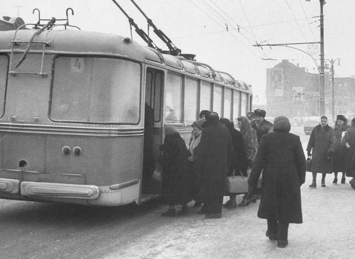 Зимние фотографии из СССР