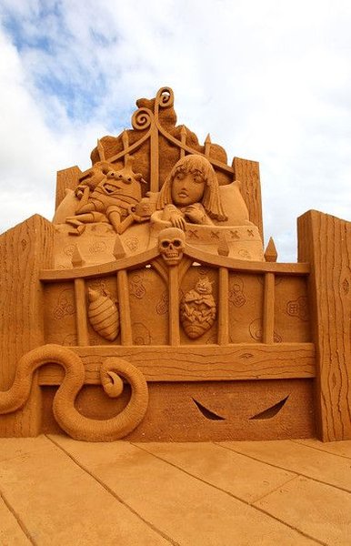 Выставка песчаных скульптур в Мельбурне (18 фото)