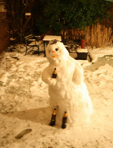 Подборка пьяных снеговиков