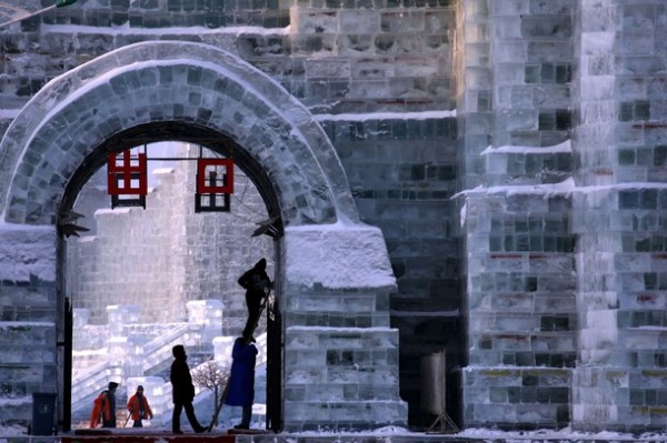Парк льда и снега в Китае