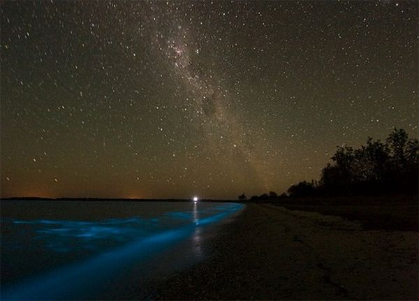 Удивительное озеро в Австралии