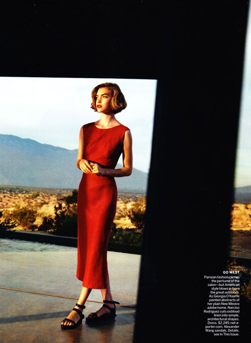 Две фотосессии в Vogue US (февраль 2011)