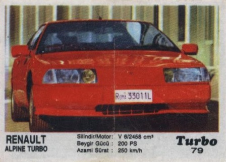 Полная коллекция вкладышей от «Turbo»