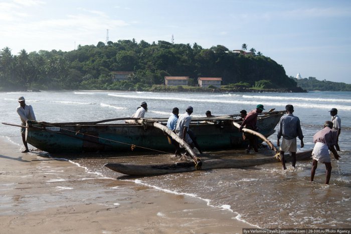 Рыбаки с Шри-Ланка