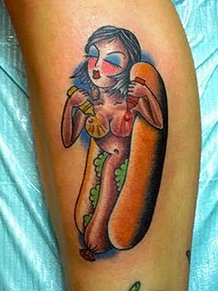 Татуировки хот-догов