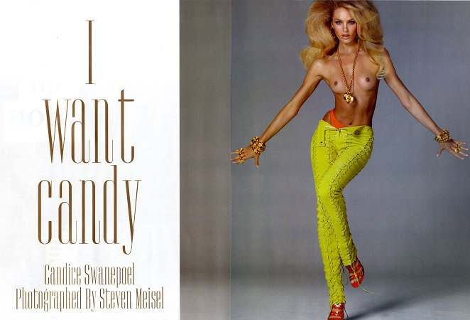 Кэндис Свэйнпол (Candice Swanepoel) в рекламе Victoria's Secret