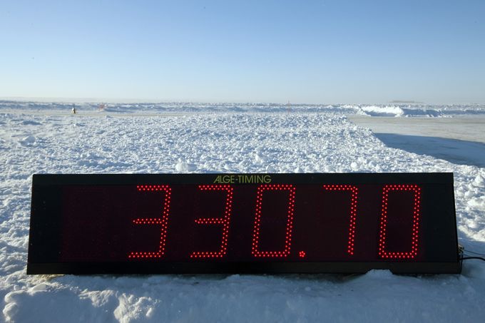 Новый мировой рекорд скорости на льду