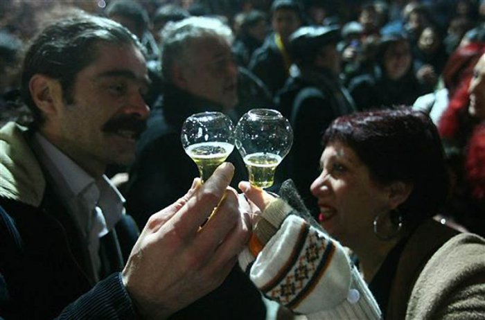 Алкогольный флешмоб в Турции