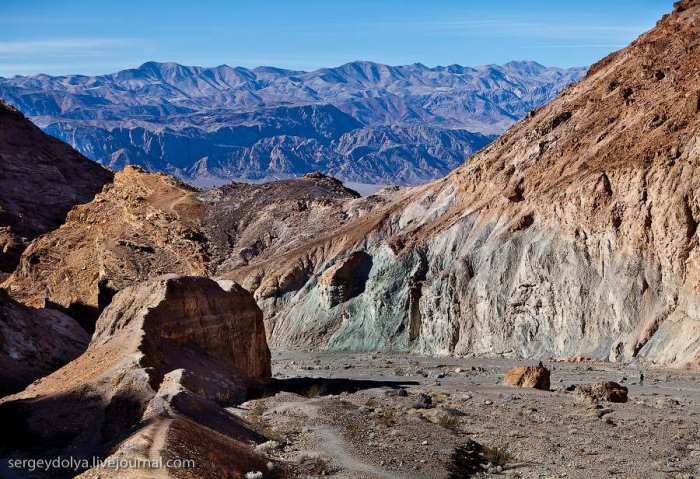 Фотоэкскурсия: Цветные горы Долины Смерти