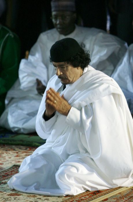 Возрастные изменения Муаммара Каддафи (24 фото)